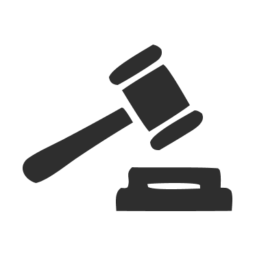 STOCK - Gavel Icon (Grey)