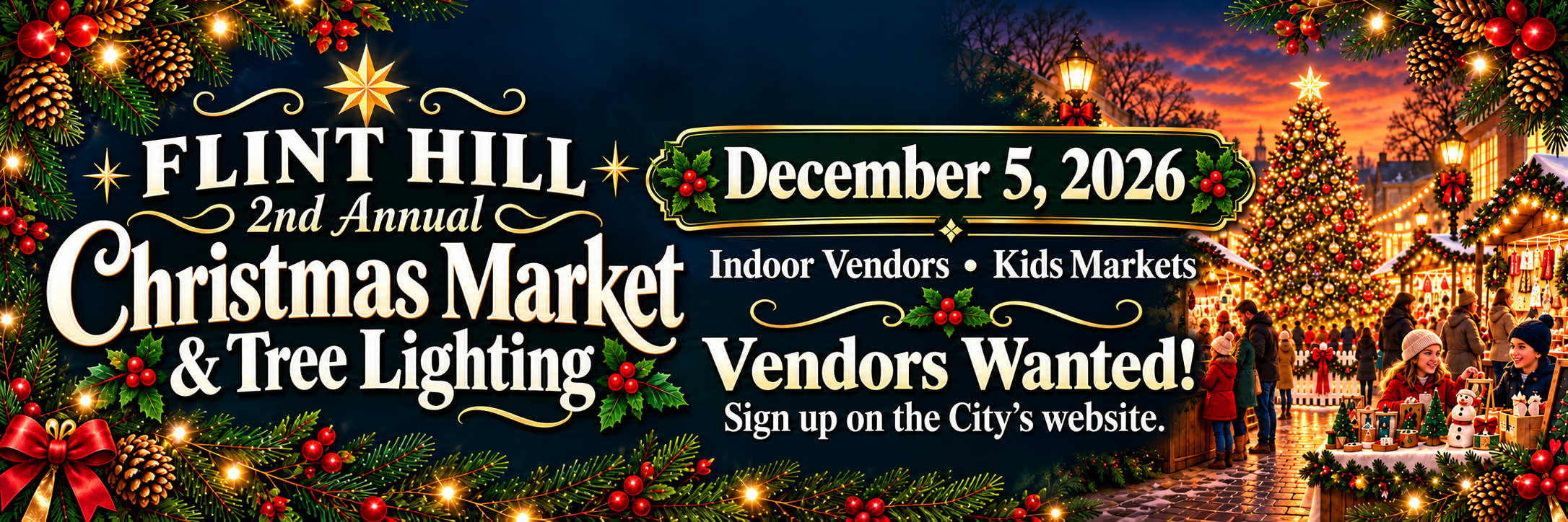 Flint Hill Seeks Vendors for 2nd Annual Christmas Market
