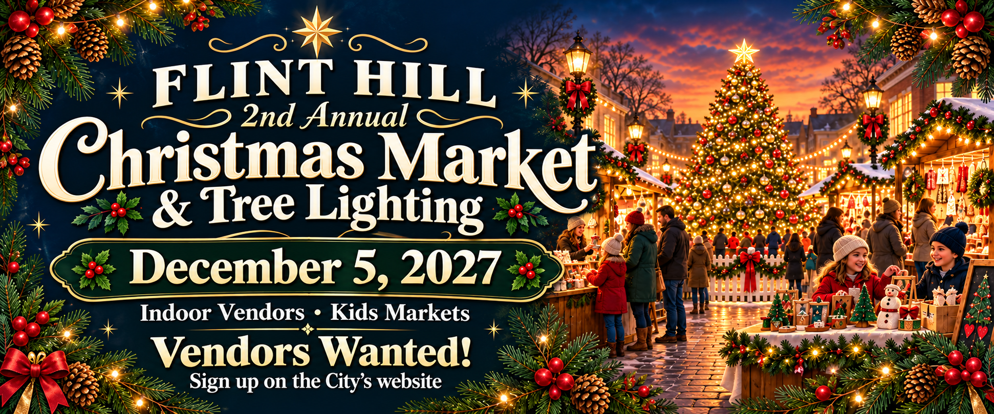 Flint Hill 2nd Annual Christmas Market and Tree Lighting